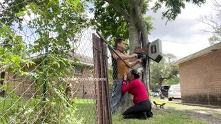 My neighbor claiming damage from my dog, one fuck fixes everything