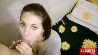 Cum on Her Big Tits - Boob Growth Experiment