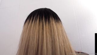 Domitila Bello Ass Beautiful latina with a mega butt sucking a candy