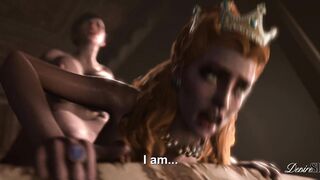 The Witcher Futanari - Futa Fringilla x Anna Henrietta - Corruption of the Lodge