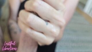 Mom gave me a happy ending right there on her sofa