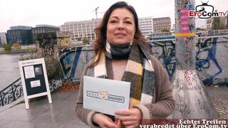 Arab old housewife picked up and fucked by German man