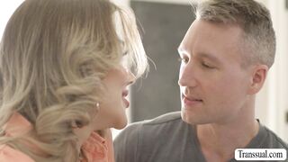 Slutty TS beauty Emma Rose gets rammed