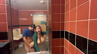 Hailey Rose Risky Creampie in Whole Foods Public Bathroom