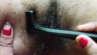 Desi wife's pussy saving with her husband